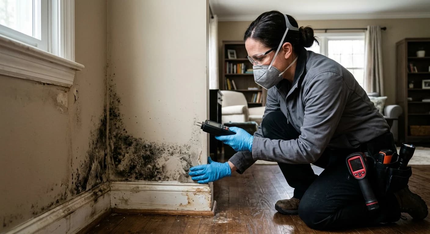Professional water damage restoration work - What are the health risks associated with water damage?